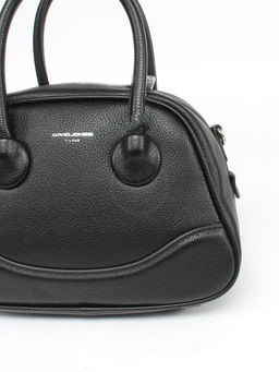 Сумка женская искусственная кожа DJ-CM 6966-BLACK, 1отд, плечевой ремень, черный SALE 261520 - Adelia фото 9