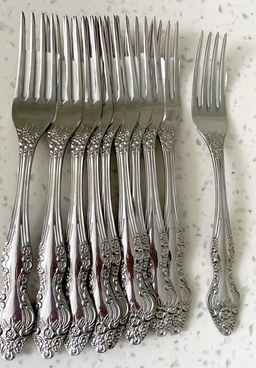 Упаковка 12шт. / Вилка столовая М-3 Тройка СВ-1/55 г. Павлово /ПЗХМ/ фото 3