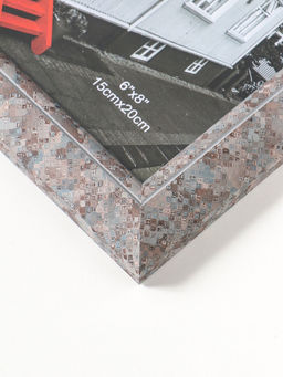 Фоторамка для фото 15×20 см «Марокканская мозаика», пластик, оттенки коричневого, 25×20×2 см