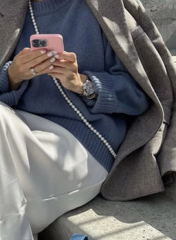 AE9100 Жемчужное ожерелье на шею БЕЛ