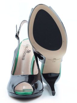 08-EG24-5 BLACK Босоножки женские (натуральная кожа) - Фабричный китай фото 15