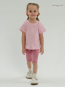 Костюм Актив лиловые сердечки-сухая роза - Sovalina фото 13