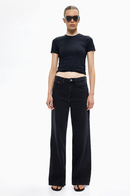 Petite Length Wide Ultra High Jeans - H&m фото 2
