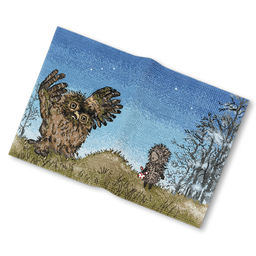 Набор для вышивания PANNA Союзмультфильм CMF-OP-7506 Обложка для паспорта. Ежик в тумане 20 х 13.5 см