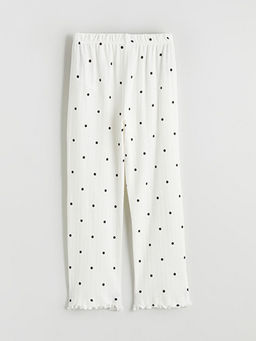 Beli Lastikli Puantiyeli K?z ?ocuk Pijama Alt