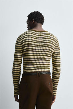 STRIPED JACQUARD JUMPER - Zara фото 3