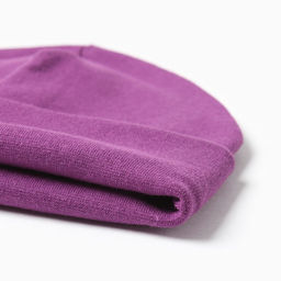 Шапка детская KAFTAN со снудом, размер 54-58, фиолетовая