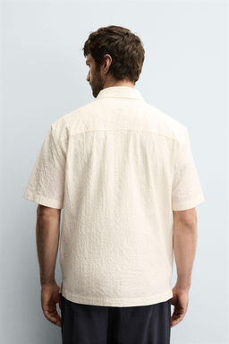 SEERSUCKER POLO SHIRT - Zara фото 3