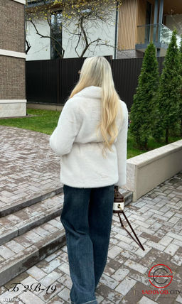 Шуба на кулиске с поясом - Bruno фото 2