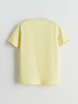 Bisiklet Yaka Erkek ?ocuk ?ortlu Pijama Tak?m?