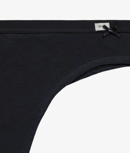 ATLANTIC 3CLP-005 Трусы бразилиана Brazilian - набор 3 шт. черный + белый + светло-серый меланж  фото 9