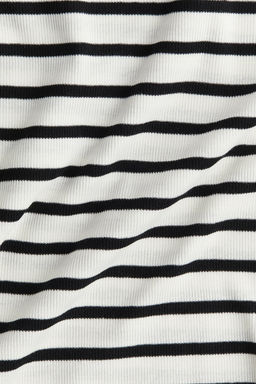 Camiseta en punto de canale - H&m фото 6