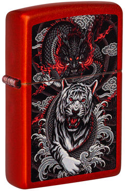 Зажигалка ZIPPO Дракон и тигр | Dragon Tiger Design 48933