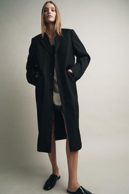 OVERSIZED FROCK COAT ZW COLLECTION - Zara фото 3