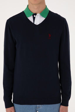 Erkek Lacivert Basic Kazak Sepette S_rpriz _ndirim - U.s. polo assn фото 6