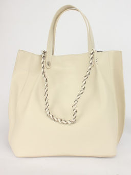 Сумка женская натуральная кожа GU 165-7706, 2в 1, 1отдел, молочный SALE 255953 - Adelia фото 2