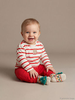 Y?lba?? Temal? Erkek Bebek Ev ?orab?