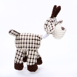 Игрушка мягкая для собак Весёлый двор, 27 х 8 см, микс цветов - Пижон фото 2