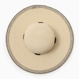 Шляпа женская MINAKU, цв. молочный, р-р 58  фото 2