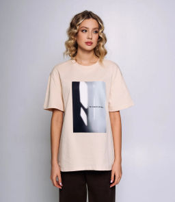 Футболка #КТ801 (12), кремовый