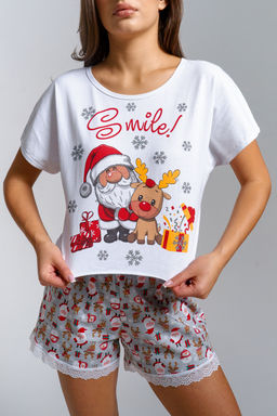 Футболка+шорты Дед Мороз