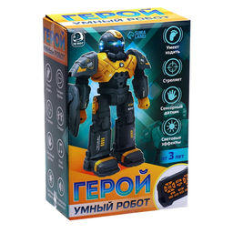 Радиоуправляемый робот «Герой. Умный робот», звуковые и световые эффекты, цвет фиолетовый