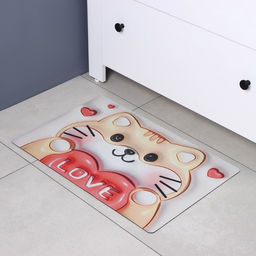Коврик для дома Доляна Love, влаговпитывающий, 40?60 см  фото 8
