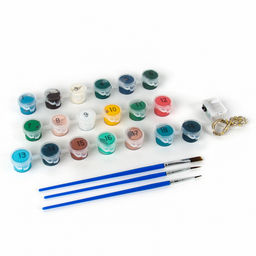 Картина по номерам на холсте с подрамником и гирляндой «Девушка и змеи», 30×40 см, набор для творчества