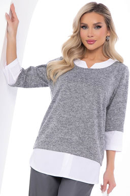 Джемпер Нежный акцент (грей) Б8121 - Lt collection фото 5