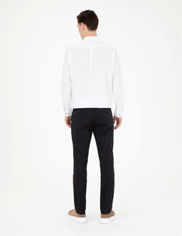 Siyah Slim Fit Kanvas Pantolon - Pierre cardin фото 4