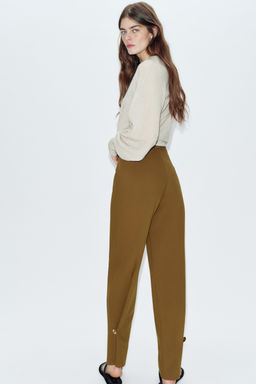 TROUSERS WITH ADJUSTABLE HEM - Zara фото 7
