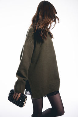 Jersey oversize de cuello alto - H&m фото 3