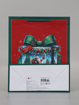 Цена за 2 шт. Пакет подарочный «Новогодний подарок», 26×12×32 см