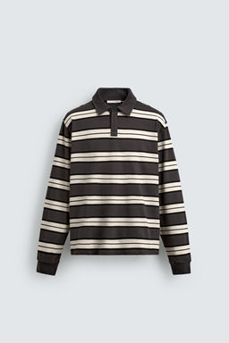 REGULAR FIT STRIPED POLO SHIRT - Zara фото 15