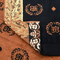 "Missoni-3027" Полотенце махровое 50х90см, плотность 375гр/м2, 100% хлопок, оранжевый, Bolangde (Китай)