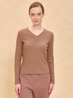 PELICAN, джемпер женский, Коричневый  фото 4