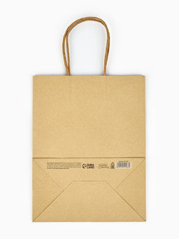 Цена за 2 шт. Пакет крафтовый с открыткой Красота, MS 18?10?23 см