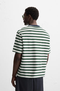 STRIPED JACQUARD T-SHIRT - Zara фото 3