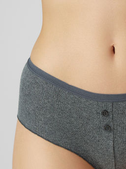 Цена за 2 штуки! Трусы шортики женские темно-серые - Mark formelle фото 5