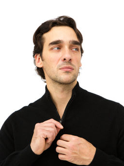 Джемпер из пуха яка 11008 черный