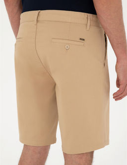 Camel Slim Fit Dokuma _ort
