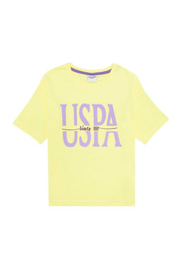 Светло-желтый пижамный комплект для девочки Неожиданная скидка в корзине - U.s. polo assn фото 4