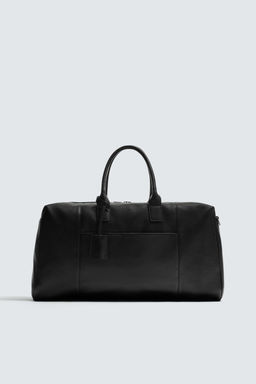 LEATHER TRAVEL BAG - Zara фото 13