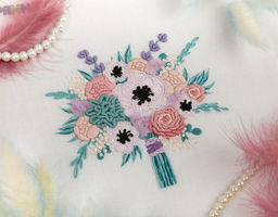 Набор для вышивания PANNA Живая картина JK-2225 Свадебный букет 15 х 15 см