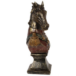 Фигурка декоративная "Бюст лошади", L13 W8 H24 см