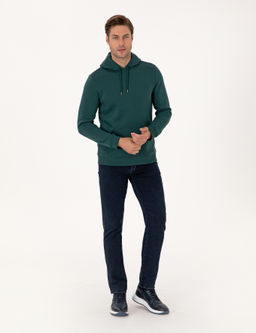 Z_mr_t 2 _plik Regular Fit __i Polarl_ Kap__onlu Basic Sweatshirt