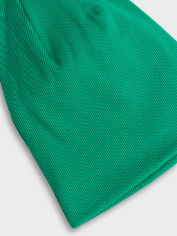 Шапка женская бини в зеленом оттенке - Mark formelle фото 6