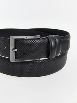 Deri G?r?n?ml? Erkek Kemer