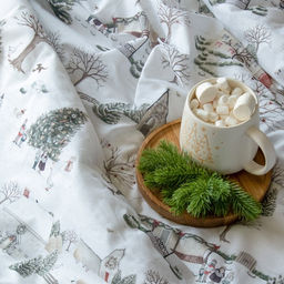 Постельное бельё Этель Winter countryside 1.5 сп 143х215 см,150х214 см, 70х70 см 2 шт,поплин 125 г/м2  фото 8