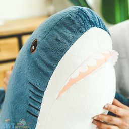 Мягкая игрушка АКУЛА 100 см, A100-blue, A100-pink, A100-grey